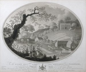 Perspective View of a Bleach Green taken in the County of Downe, plate X of The Linen Manufactory of Ireland, 1783 by William Hincks